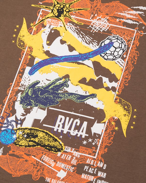 3 RVCA Mash Up Braun EVYZT00381 RVCA