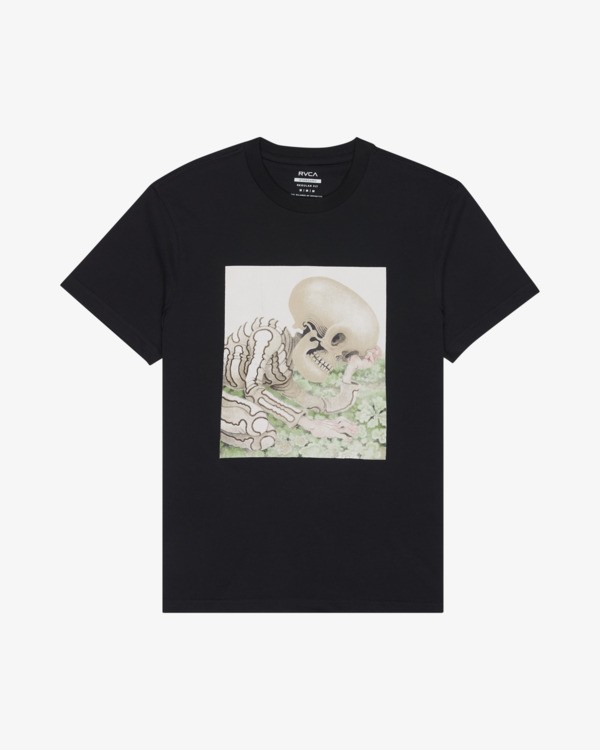 1 Sleepy Skeleton Schwarz EVYZT00391 RVCA