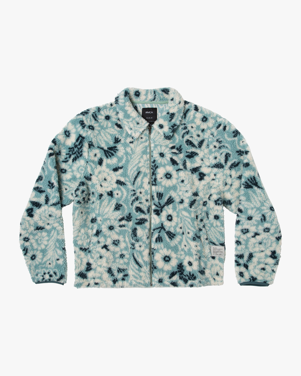 0 Groove - Zip Up Sherpa Fleece for Men  F1FLRARVF2 RVCA