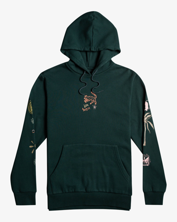 0 Petroglyph - Sudadera con Capucha para Hombre Verde F1HORFRVF2 RVCA