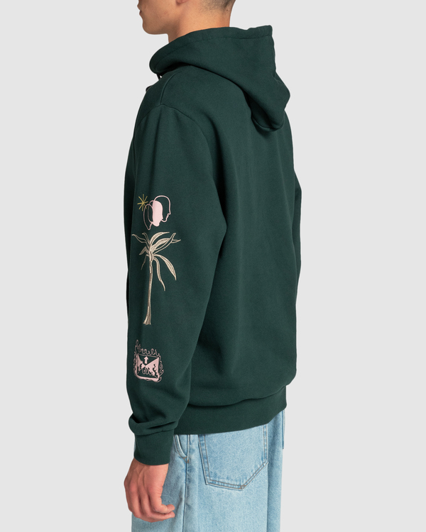 5 Petroglyph - Sudadera con Capucha para Hombre Verde F1HORFRVF2 RVCA