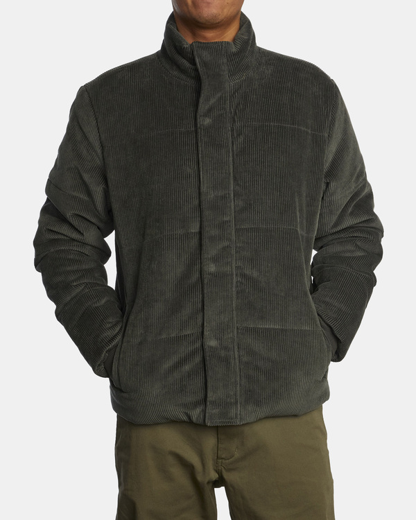 Black cord jacket men best sale