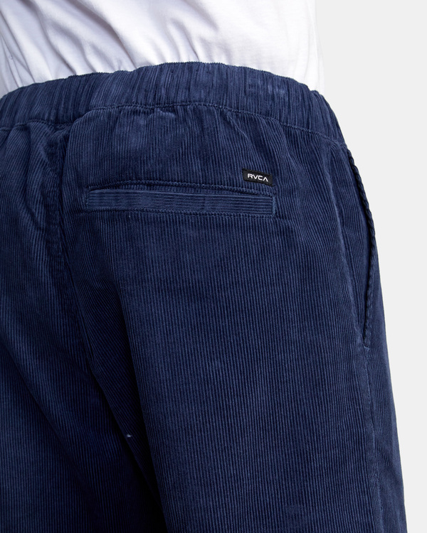 6 Americana Elastic - Elasticated Twill Trousers for Men Blue F1PTRHRVF2 RVCA