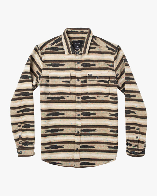 0 RVCA Blanket - Long Sleeve Flannel Shirt for Men  F1SHRNRVF2 RVCA