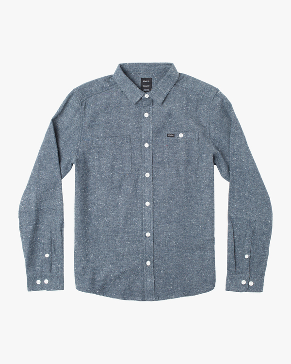 0 Harvest Neps - Long Sleeve Flannel Shirt for Men  F1SHRPRVF2 RVCA
