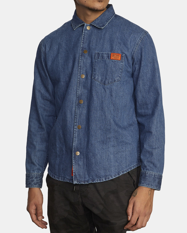 4 Chainmail - Long Sleeve Shirt for Men  F1SHSARVF2 RVCA