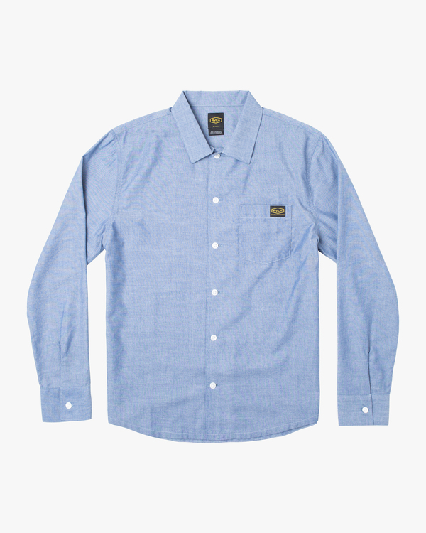 0 Recession Day Shift - Long Sleeve Shirt for Men  F1SHSJRVF2 RVCA