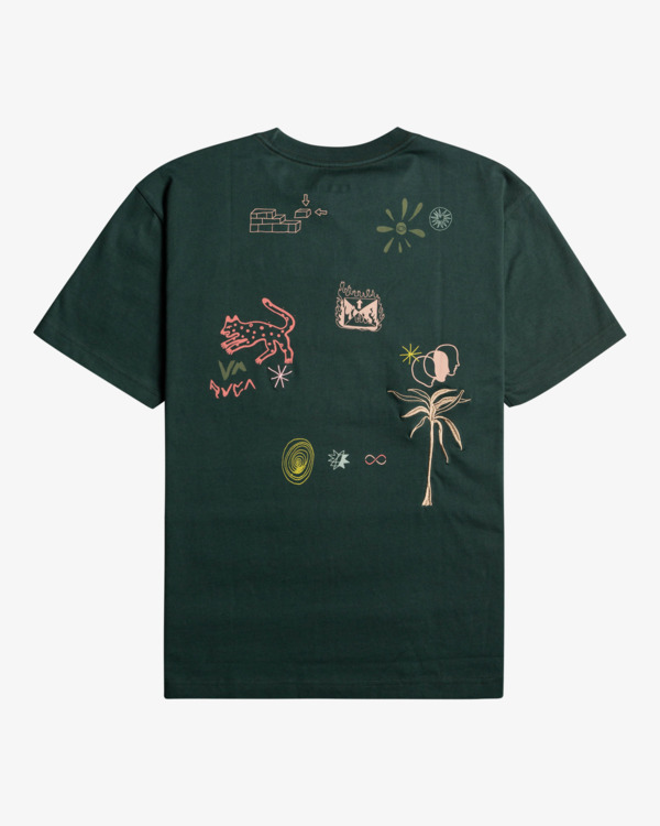 1 Petroglyph - Camiseta Orgánica para Hombre  F1SSRLRVF2 RVCA
