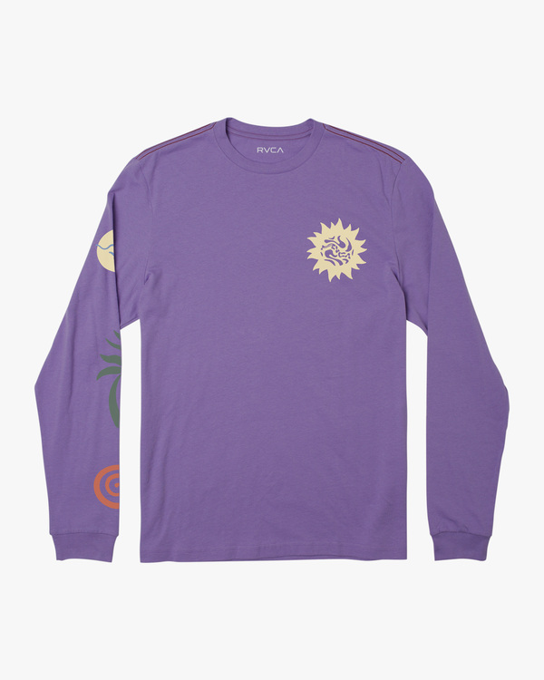 0 Breeze - Long Sleeve T-Shirt for Boys Purple F2LSRARVF2 RVCA