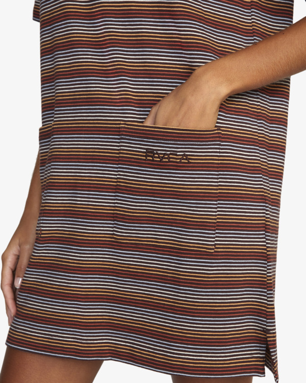 6 Parker - Robe T-shirt pour Femme Marron F3DRRBRVF2 RVCA