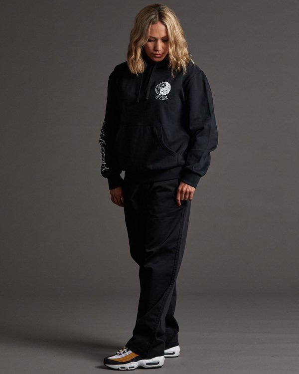 2 Mister Cartoon Yin Yang - Kapuzenpulli für Frauen Schwarz F3HORDRVF2 RVCA