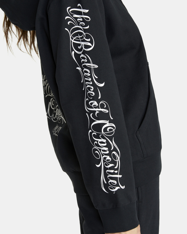 12 Mister Cartoon Yin Yang - Kapuzenpulli für Frauen Schwarz F3HORDRVF2 RVCA