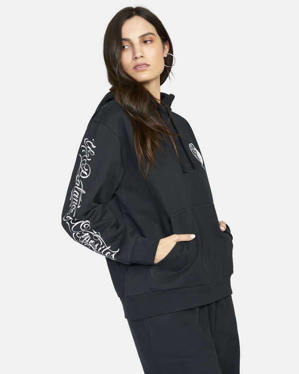 10 Mister Cartoon Yin Yang - Kapuzenpulli für Frauen Schwarz F3HORDRVF2 RVCA