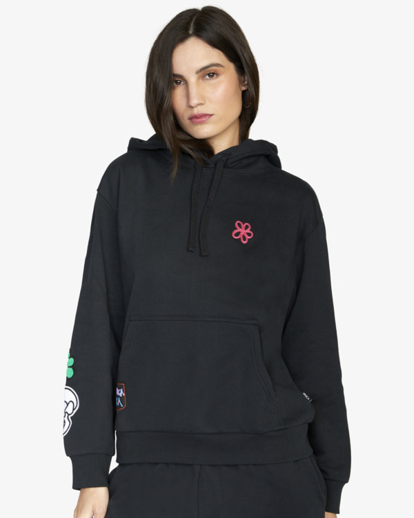0 Mark Oblow Patch - Sudadera con Capucha para Mujer  F3HORERVF2 RVCA