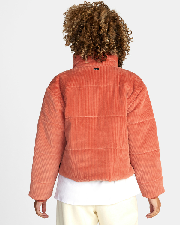 1 Eezeh - Chaqueta Acolchada para Mujer Marron F3JKRHRVF2 RVCA