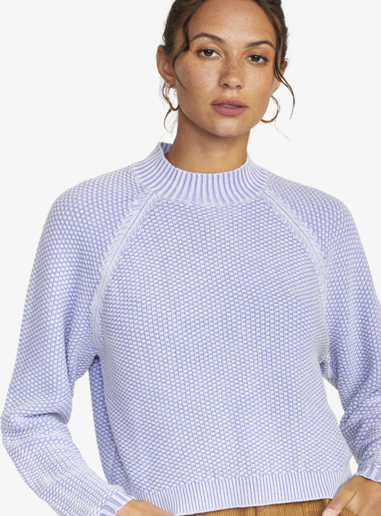 0 Verdict - Kürzerer Pullover für Frauen Blau F3JPRLRVF2 RVCA