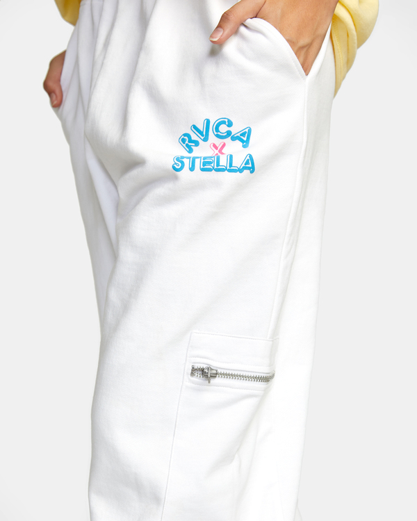 2 Stella Maxwell Cherub Boy Sweats - Tracksuit Bottoms for Women  F3PTRMRVF2 RVCA