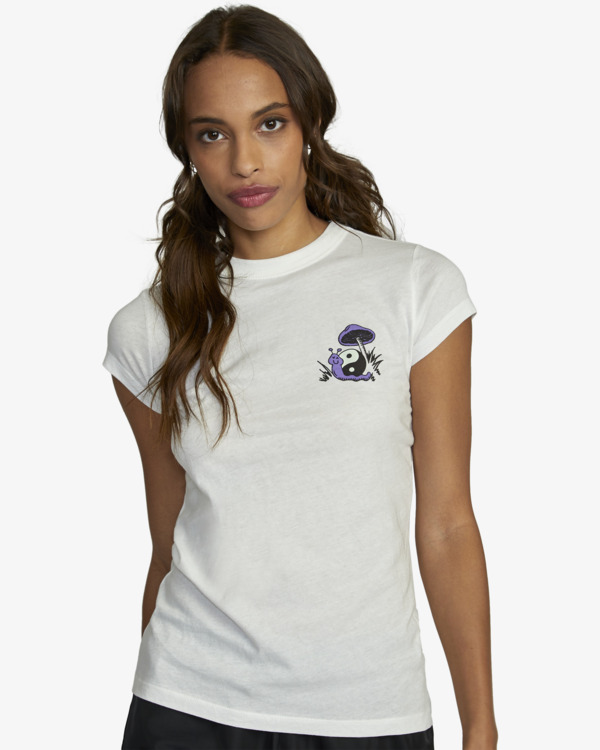 0 Trippy Snail - T-shirt pour Femme Blanc F3SSRTRVF2 RVCA