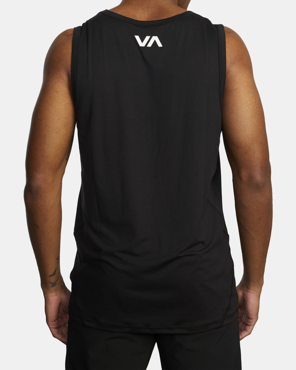 1 Sport Vent Copy Kit - Tie-Dyed Tank Top for Men Black F4KTMBRVF2 RVCA