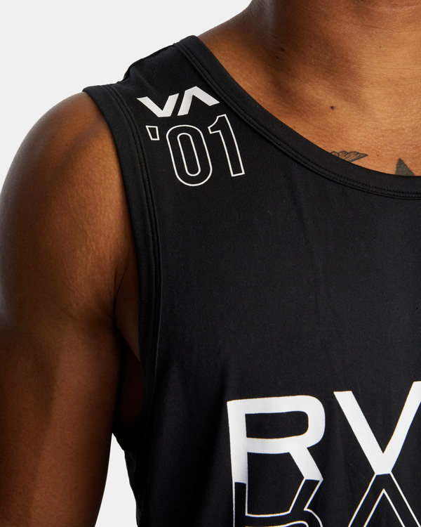 5 Sport Vent Copy Kit - Tie-Dyed Tank Top for Men Black F4KTMBRVF2 RVCA