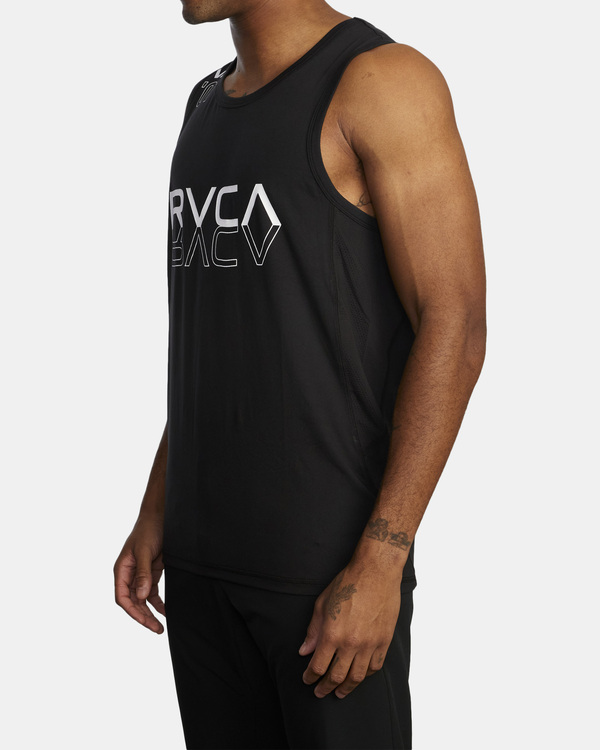 3 Sport Vent Copy Kit - Tie-Dyed Tank Top for Men Black F4KTMBRVF2 RVCA