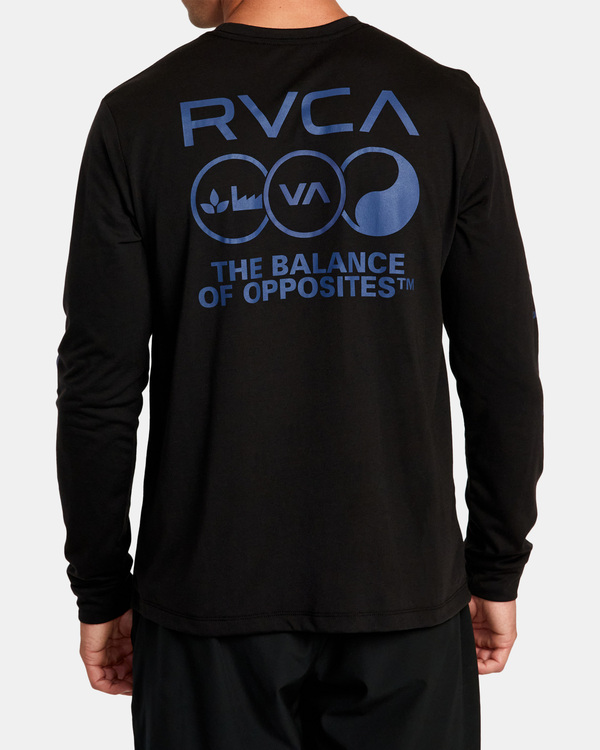 1 Tri Balance - Long Sleeve T-Shirt for Men  F4LSMCRVF2 RVCA
