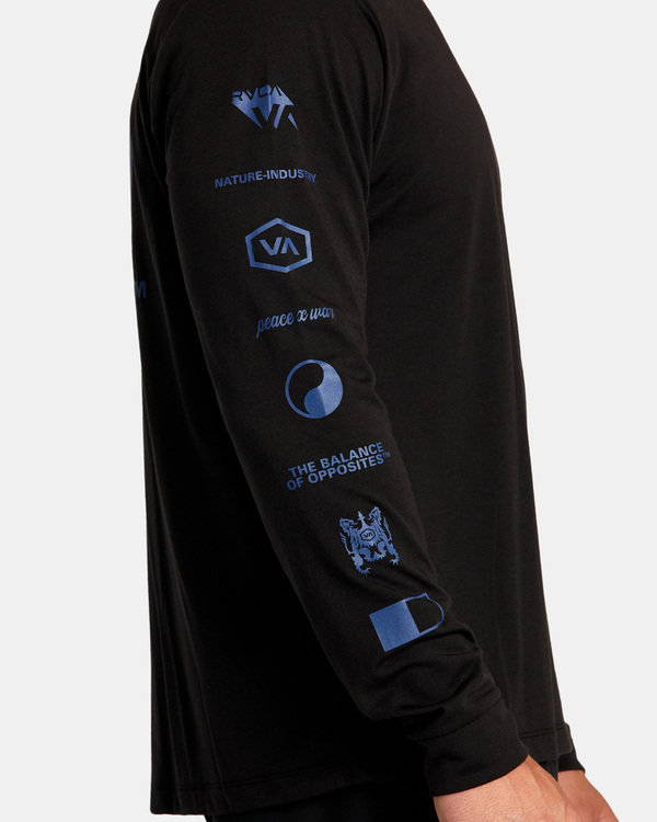 5 Tri Balance - Long Sleeve T-Shirt for Men  F4LSMCRVF2 RVCA
