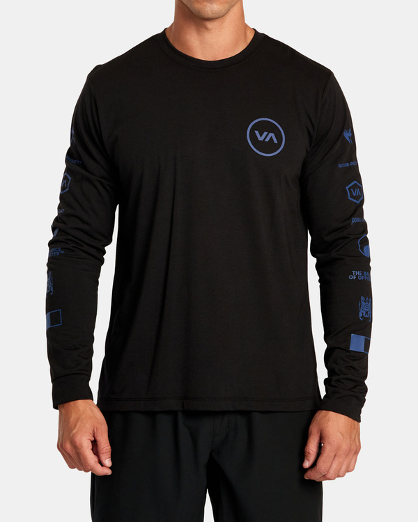 0 Tri Balance - Long Sleeve T-Shirt for Men  F4LSMCRVF2 RVCA