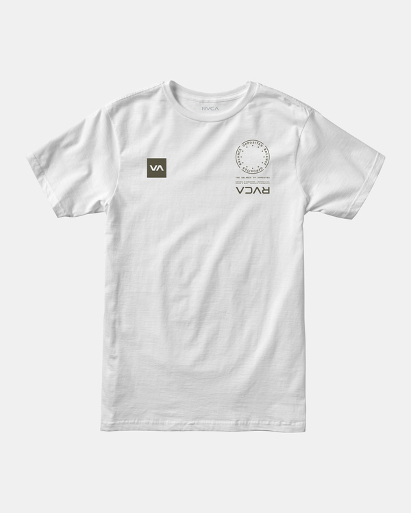 0 VA Mark - T-Shirt for Men White F4SSMFRVF2 RVCA