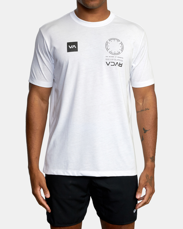 2 VA Mark - T-Shirt for Men White F4SSMFRVF2 RVCA