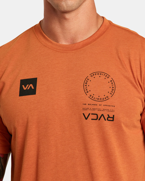 2 VA Mark - T-shirt pour Homme Marron F4SSMFRVF2 RVCA