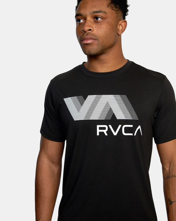 4 VA RVCA Blur - T-shirt pour Homme Noir F4SSMGRVF2 RVCA