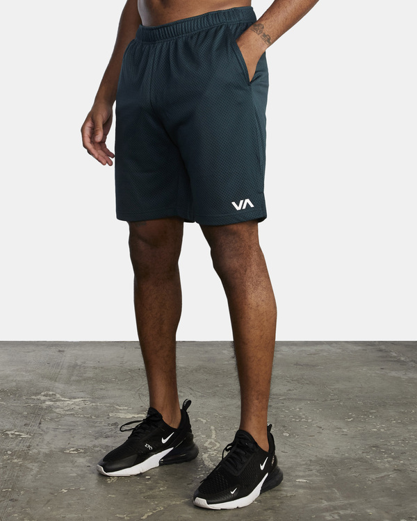 3 VA Mesh 19" - Elasticated Walkshorts for Men Green F4WKMDRVF2 RVCA