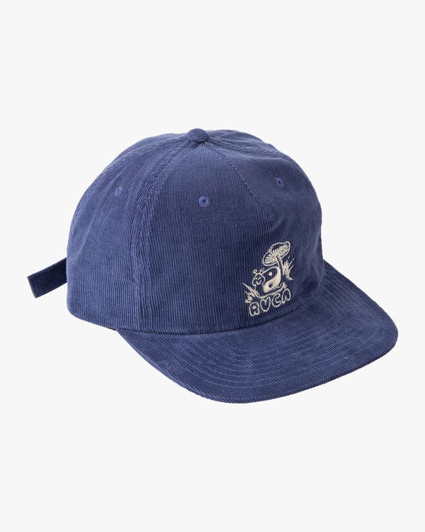 2 Trippy Snail - Claspback Cap for Men Blue F5CPRGRVF2 RVCA