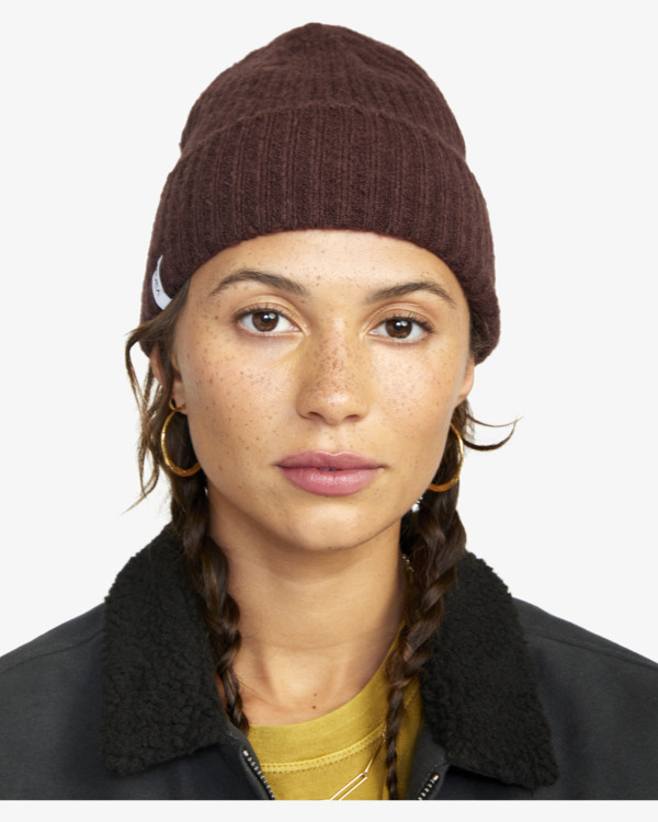 0 Warm Eyes - Beanie Brown F9BNRDRVF2 RVCA