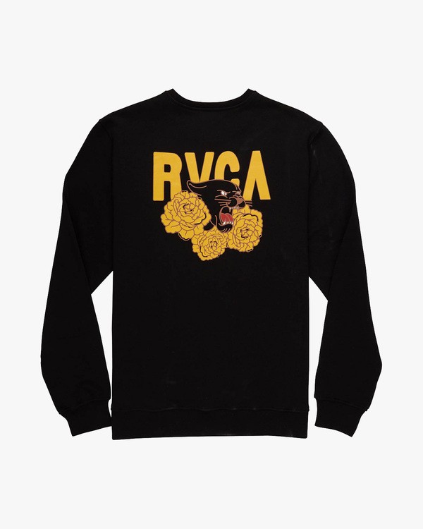 0 PANTHER N ROSES CREW  L1CRRERVF8 RVCA