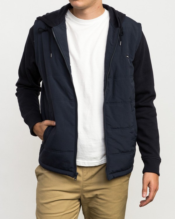 1 Logan Puffer  - Jacket  L1FLRARVF8 RVCA