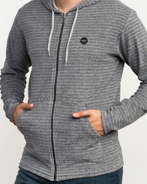 2 SUPER MARLE ZIP HOOD  L1KTRFRVF8 RVCA