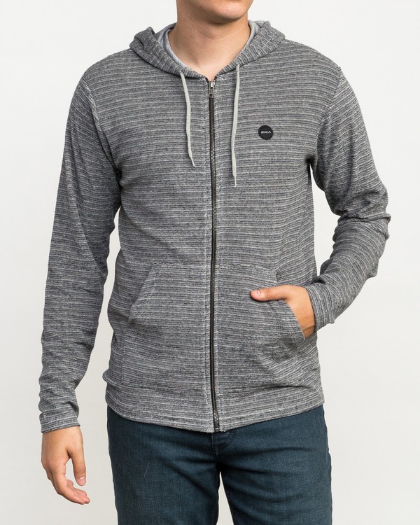0 SUPER MARLE ZIP HOOD  L1KTRFRVF8 RVCA