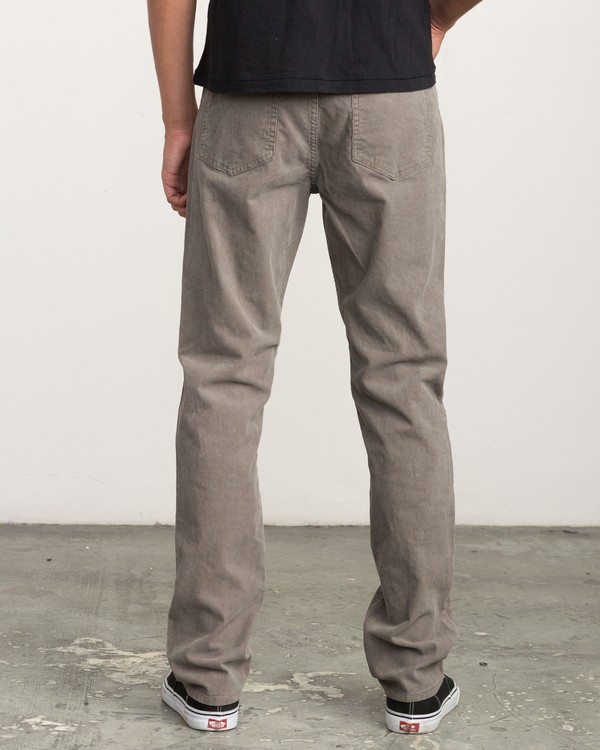 2 Campbell Bros Daggers Pigment - Corduroy Denim Trousers for Men  L1PNRDRVF8 RVCA