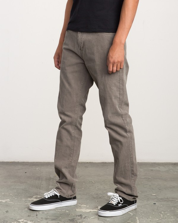 4 Campbell Bros Daggers Pigment - Corduroy Denim Trousers for Men  L1PNRDRVF8 RVCA