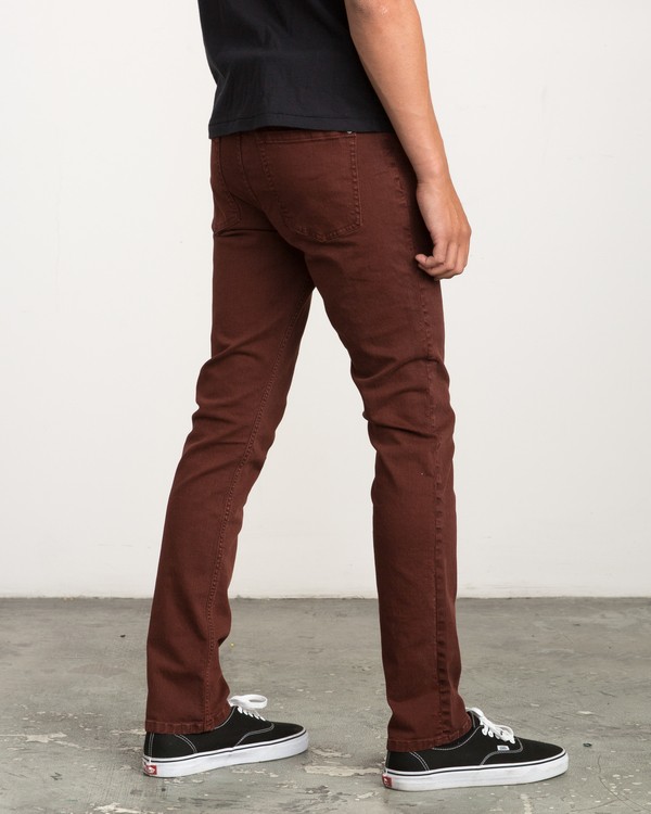 4 DAGGERS PIGMENT DENIM  L1PNRFRVF8 RVCA