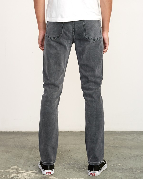 1 Daggers Denim - Pantalones vaqueros con corte ajustado para Hombre Gris L1PNRJRVF8 RVCA
