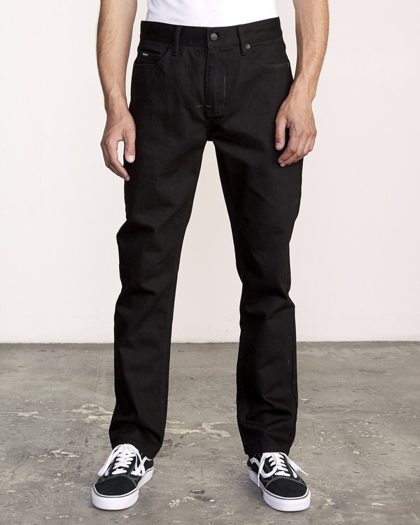 0 Daggers Denim - Slim Fit Denim Jeans for Men Black L1PNRJRVF8 RVCA