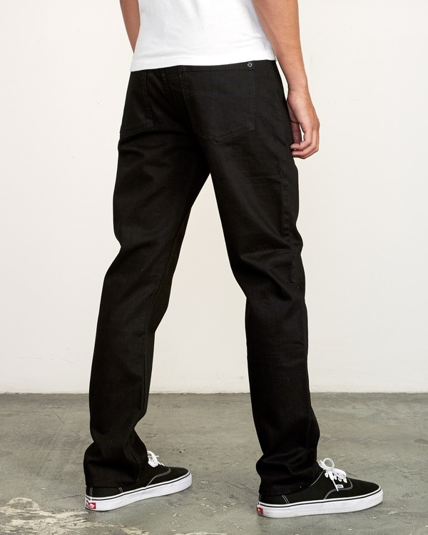 4 Daggers Denim - Slim Fit Denim Jeans for Men Black L1PNRJRVF8 RVCA