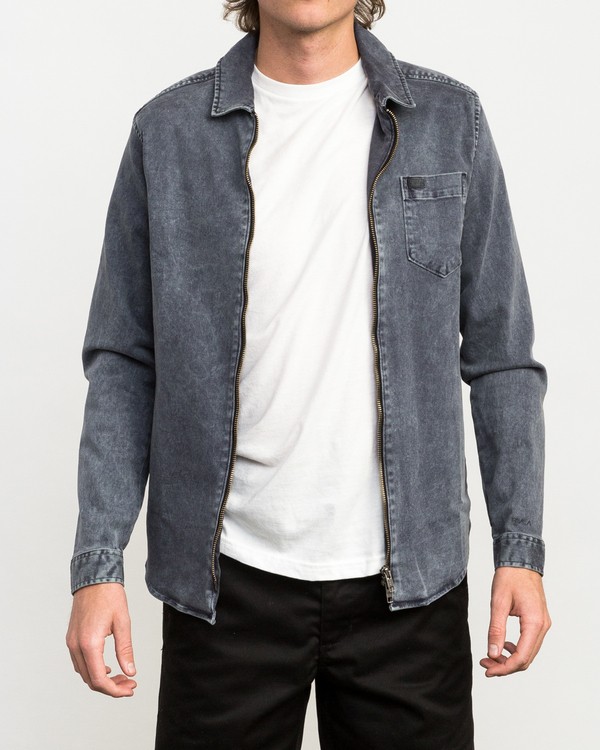 0 DO RIGHT SHIRT JACKET  L1SHRERVF8 RVCA