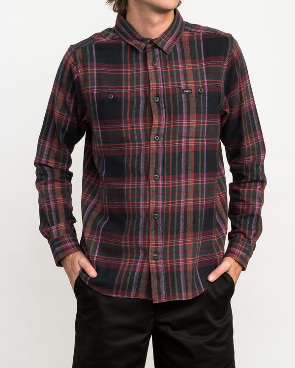 1 LUDLOW FLANNEL LS  L1SHRIRVF8 RVCA