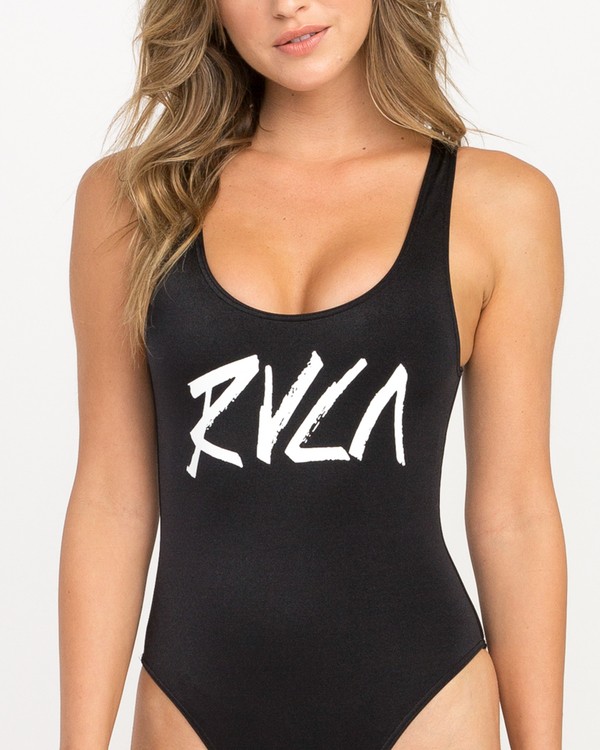 2 BLACKOUT ONE PIECE  L3SWRARVF8 RVCA