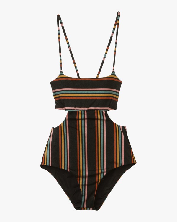 4 SIDE LINE ONE PIECE  L3SWRCRVF8 RVCA