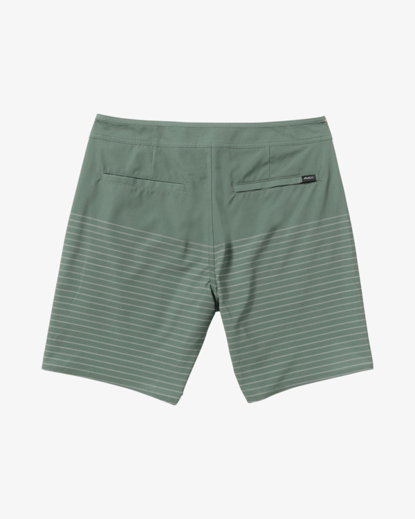 1 Curren Caples - Bermuda da bagno da Uomo Green M1031RCT RVCA